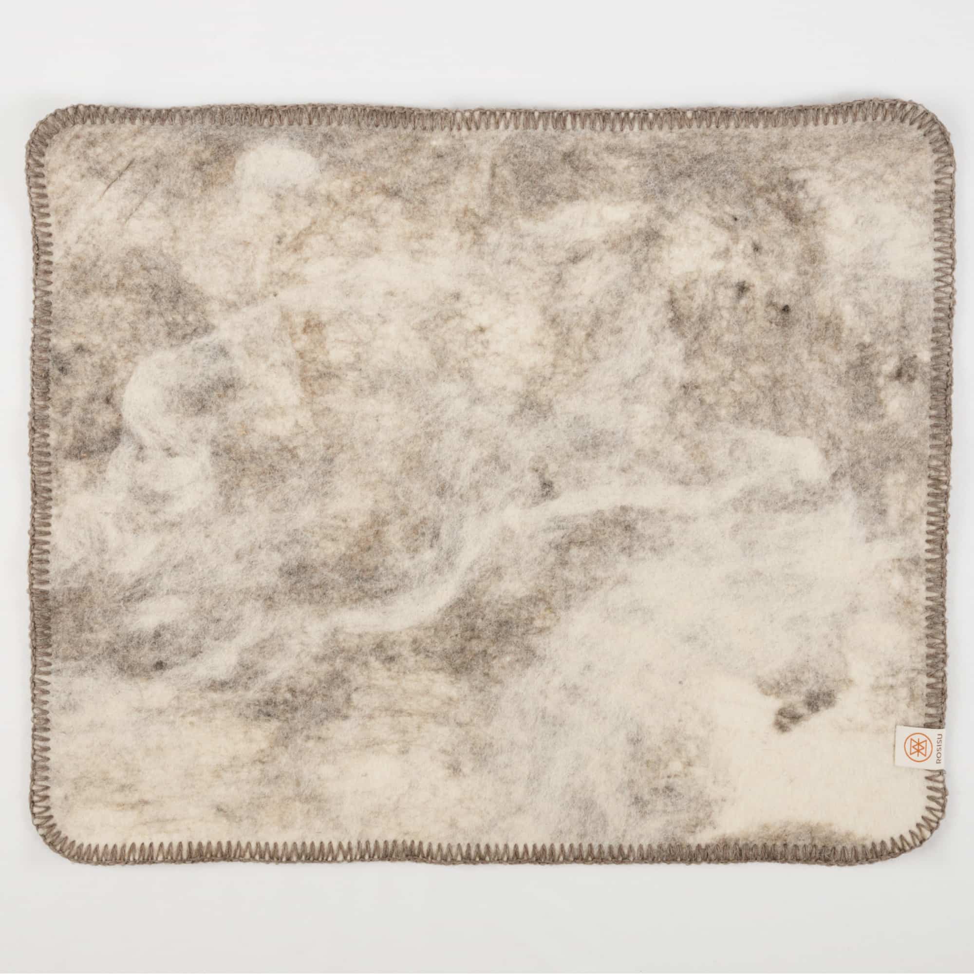 Plush Sauna Mat: Granite
