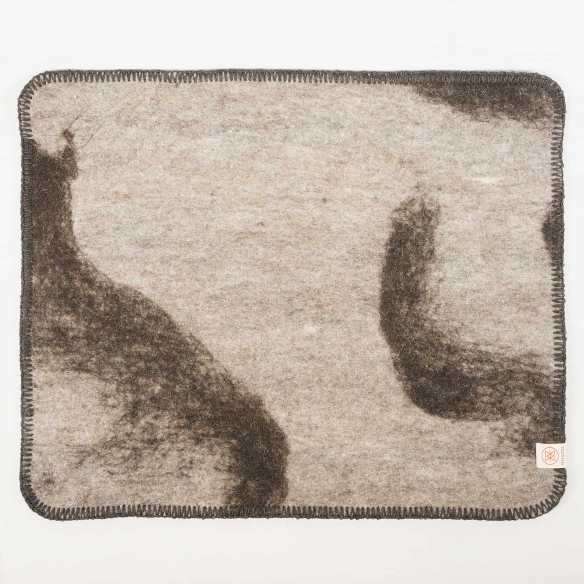 Plush Sauna Mat: Slate